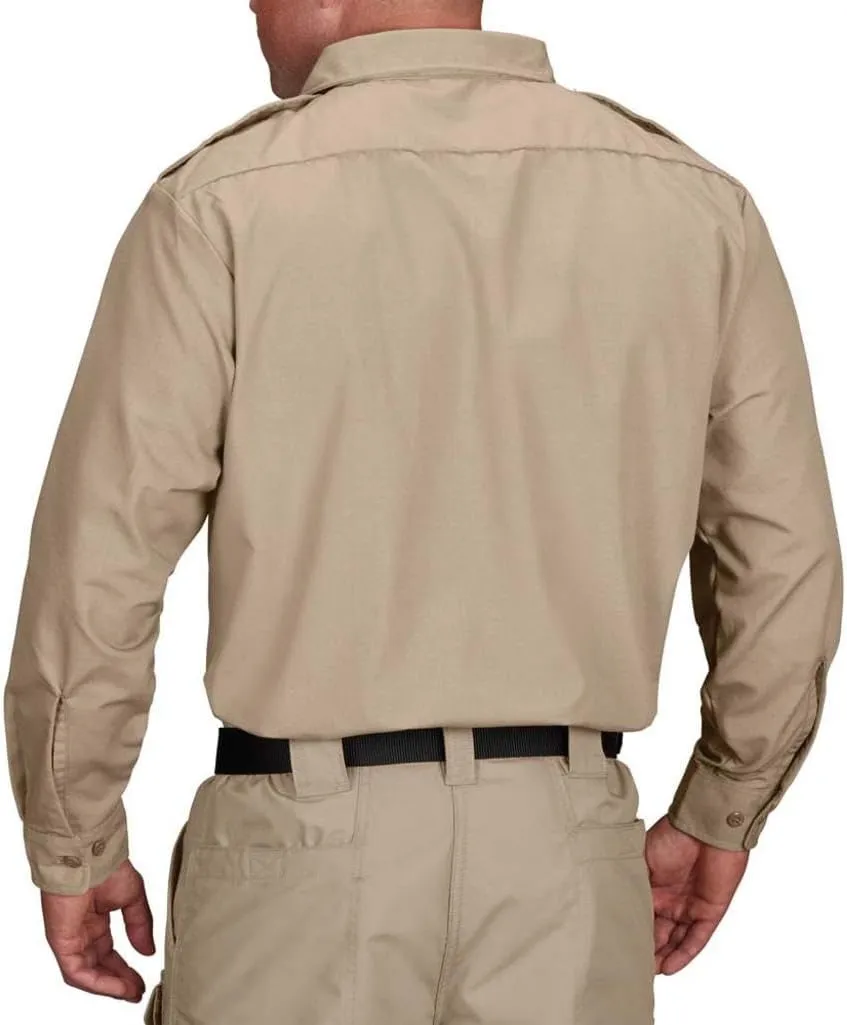 Propper Men's Long Sleeve Tactical Shirt, Khaki, Large Long