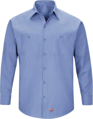 Red Kap Men's Long Sleeve Work Shirt with Mimix