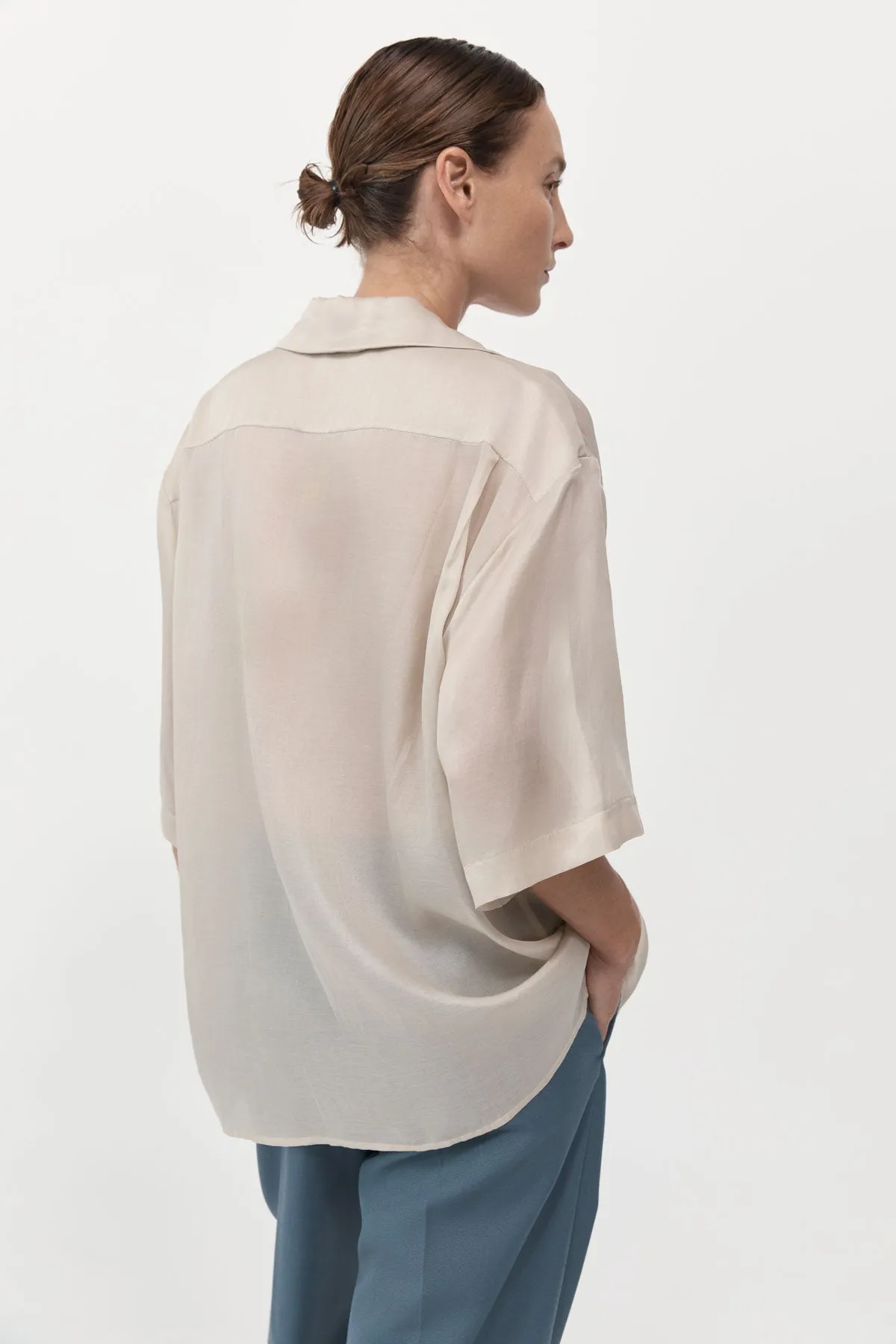 Relaxed Collar Shirt - Birch