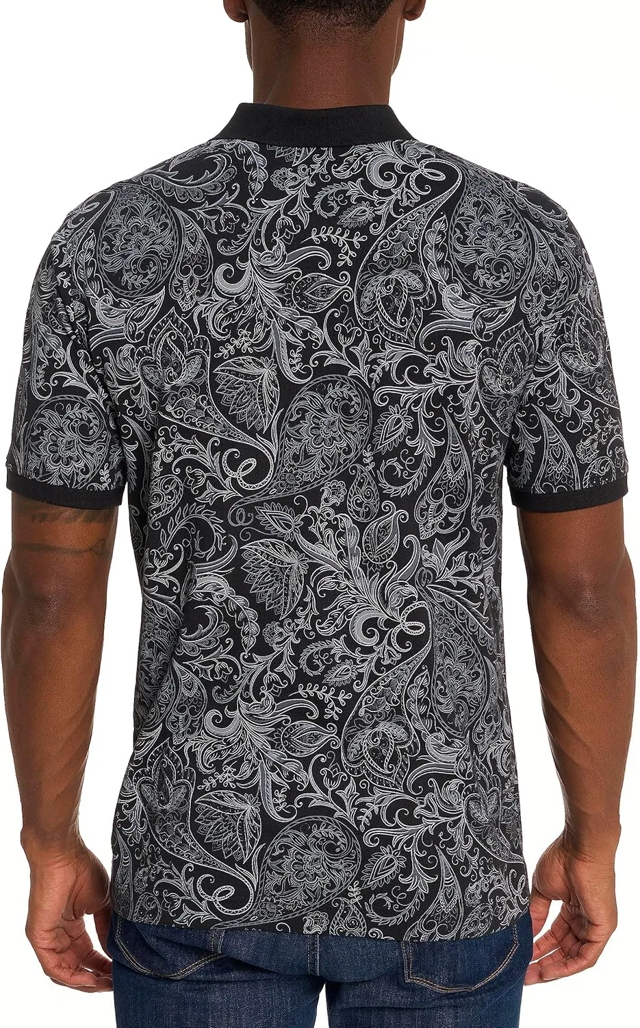 Robert Graham Men's Dozer Short-Sleeve Knit Polo Shirt