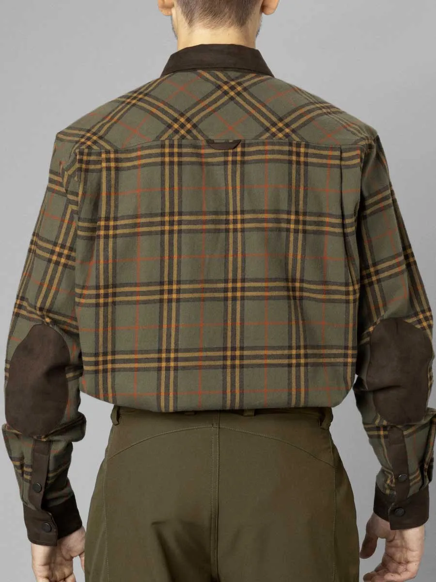 SEELAND Banff Shirt - Mens - Grape Leaf/Terracotta Check