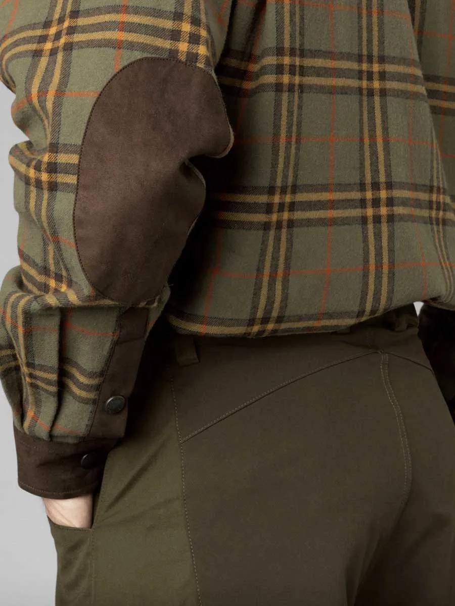 SEELAND Banff Shirt - Mens - Grape Leaf/Terracotta Check
