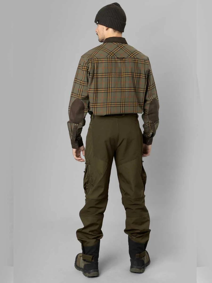 SEELAND Banff Shirt - Mens - Grape Leaf/Terracotta Check