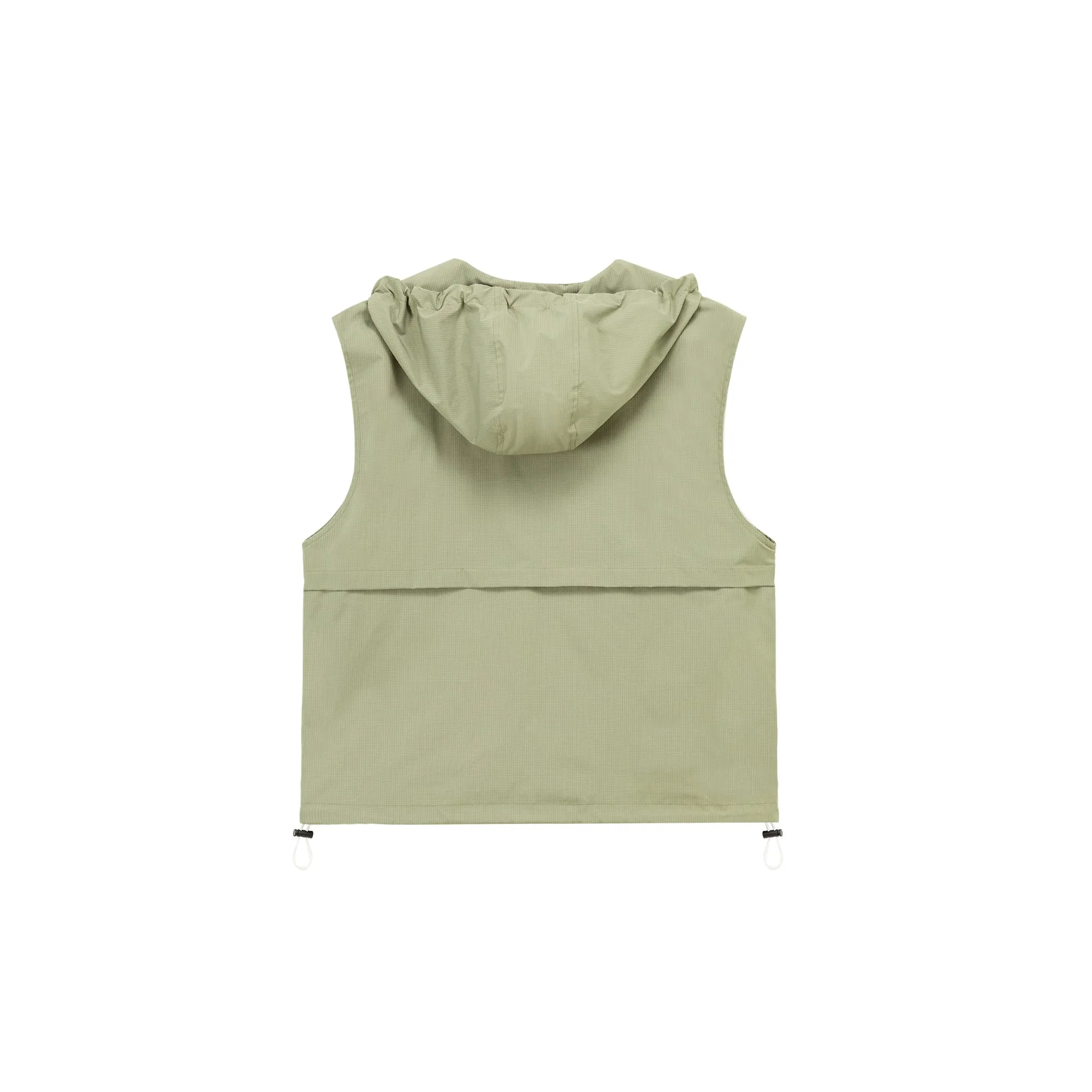 Simple Pocket Hooded Vest