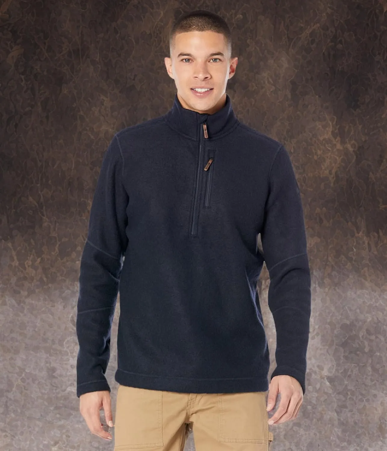 Smartwool Men's Hudson Trail Fleece Half Zip Sweater