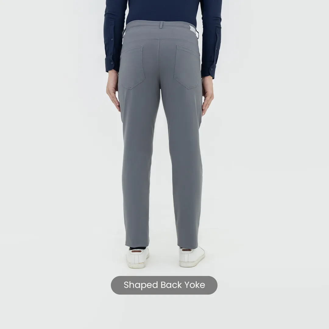 Solid Grey FlexPro 5 Pocket Pants