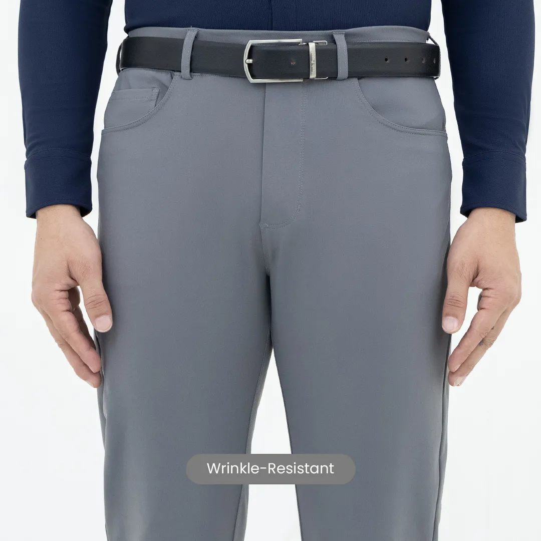 Solid Grey FlexPro 5 Pocket Pants