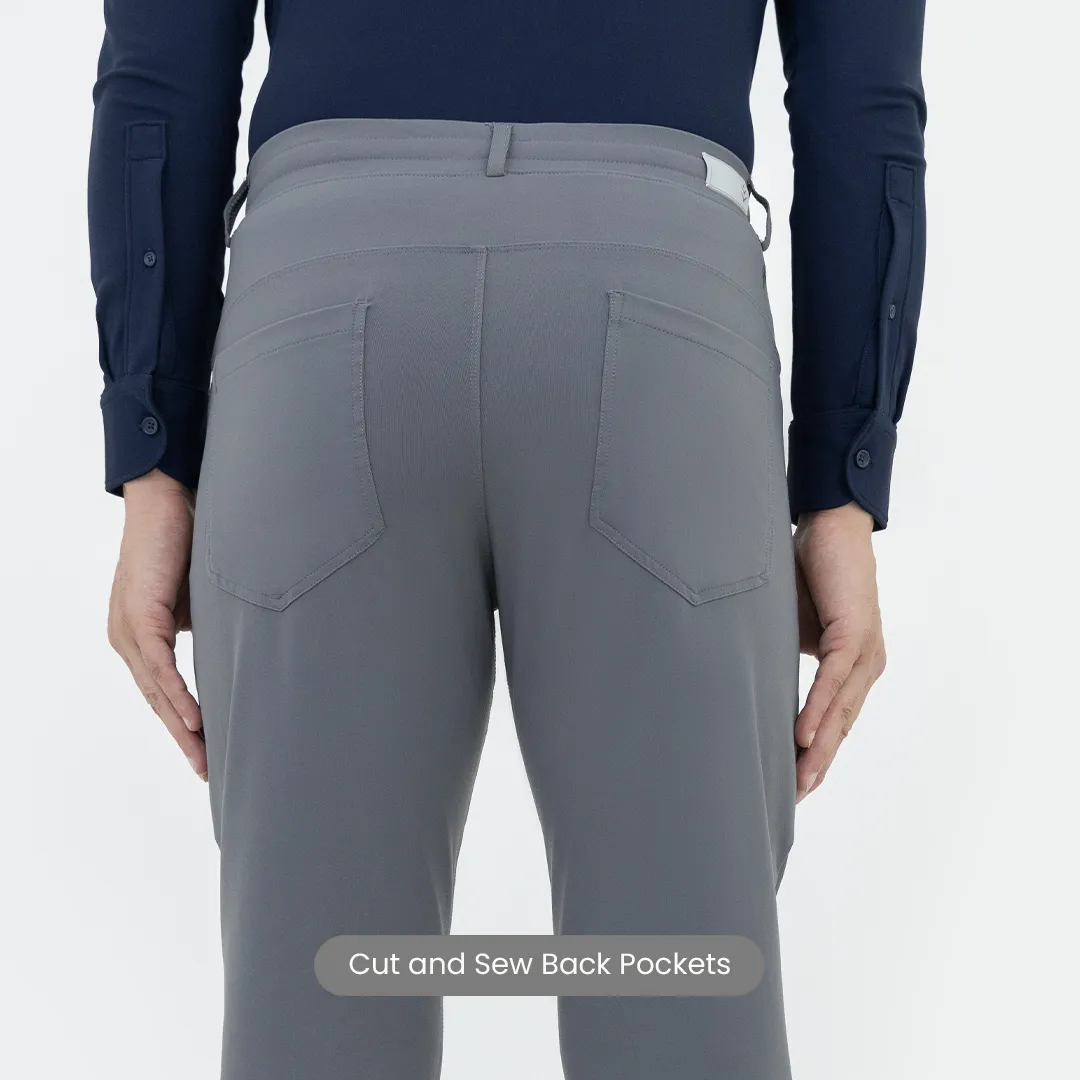 Solid Grey FlexPro 5 Pocket Pants