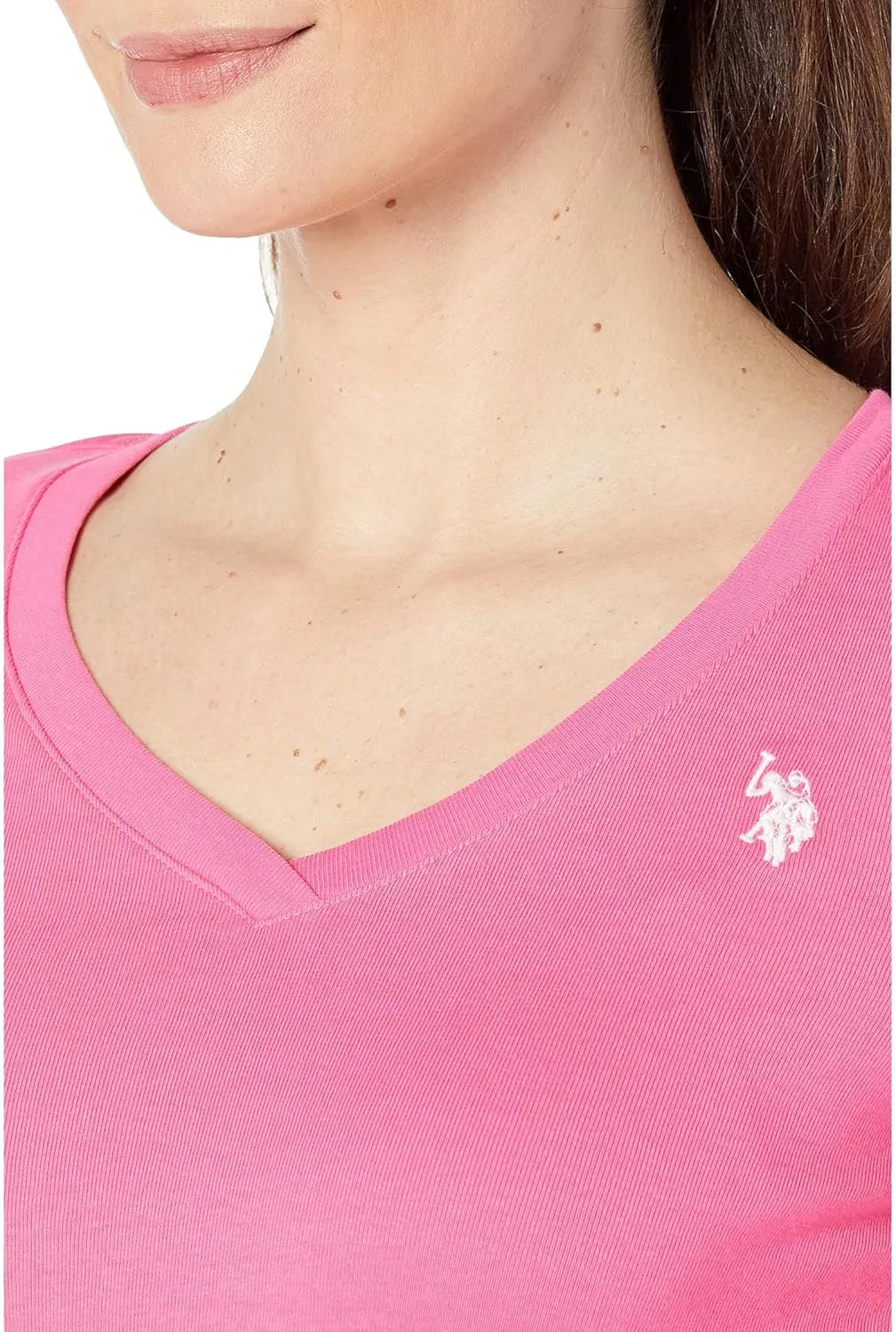 U.S. Polo Assn. Juniors' Ribbed V-Neck T-Shirt