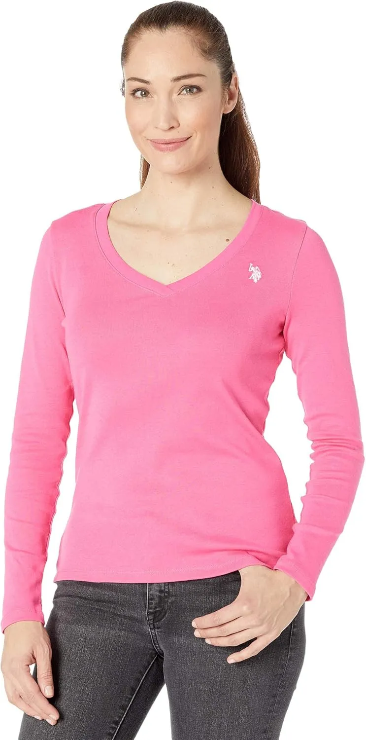 U.S. Polo Assn. Juniors' Ribbed V-Neck T-Shirt