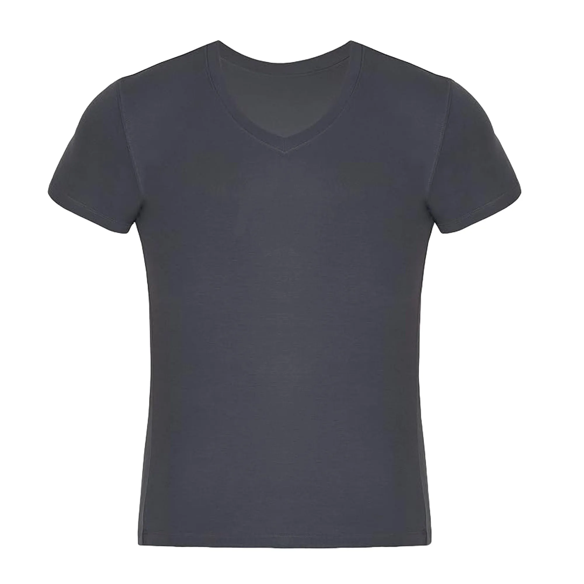 V Neck T Shirts for Men Rayon Made from Bamboo Tees Breathable Undershirts 3 Pack