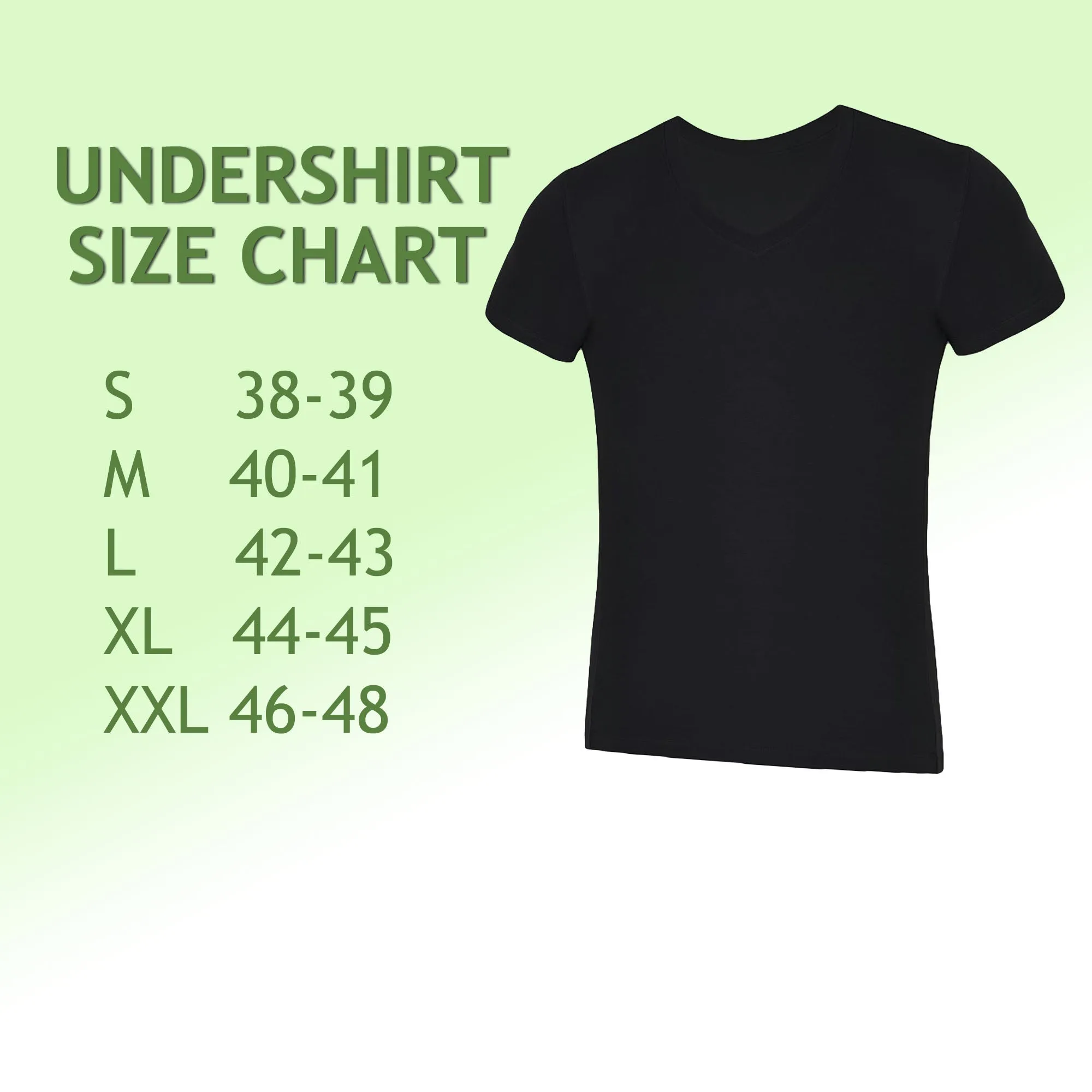V Neck T Shirts for Men Rayon Made from Bamboo Tees Breathable Undershirts 3 Pack