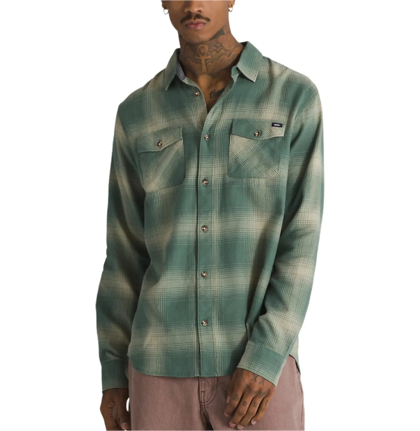 Vans Mens Monterey III Long Sleeve Flannel Shirt