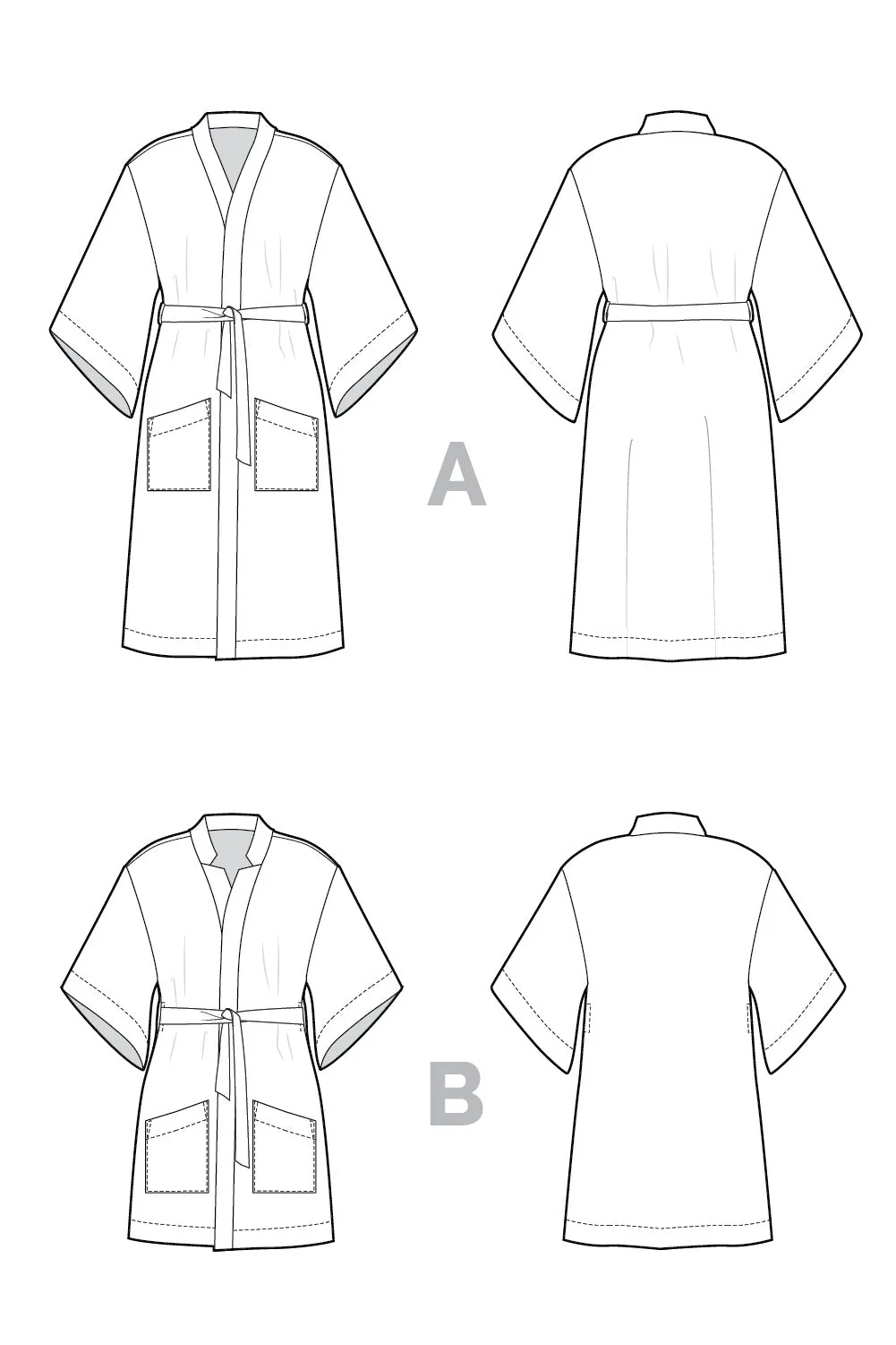 Veronik Robe Pattern