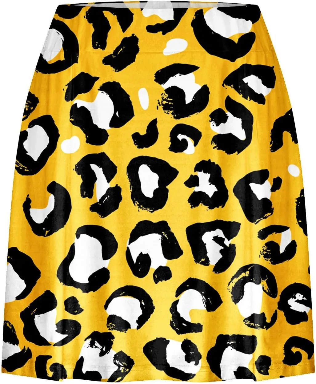 Womens 2023 Skirt Shorts Skort Leopard Floral Print Summer Trendy Athletic Shorts Layered Ruffle Mini Skirts with Shorts