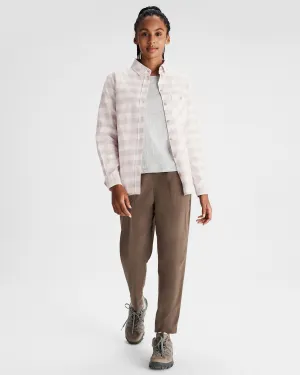 Women's Fyfe Flannel Shirt - Dove Gingham