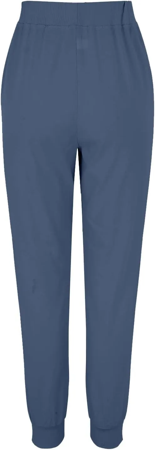Womens Linen Blend Summer Y2K Streetwear Palazzo Lounge Pants Elastic Waisted Long Lounge Slim-Fit Pant
