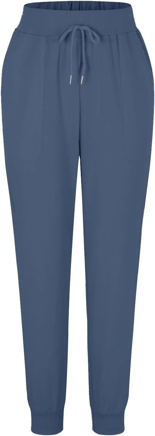Womens Linen Blend Summer Y2K Streetwear Palazzo Lounge Pants Elastic Waisted Long Lounge Slim-Fit Pant