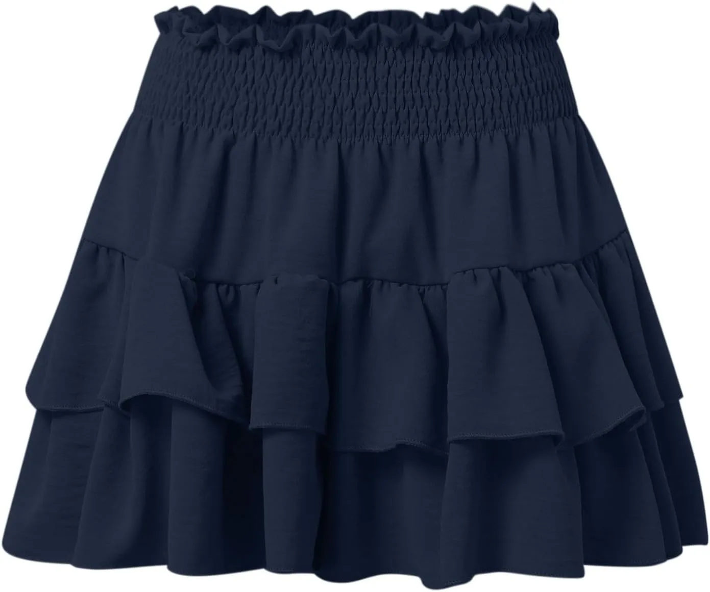Womens Shorts Dressy Casual Summer 2025 High Waisted Ruffle Skorts Flowy Shorts Summer Flared Mini Skirts
