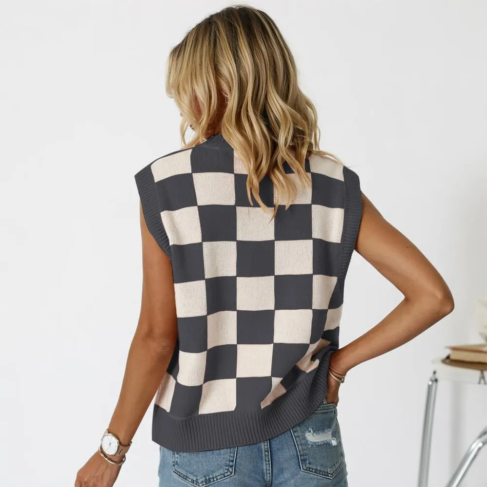 Women's Spring Loose Short Sleeve Pullover Sweater Fashionable Office Vacation Wear Fall Summer