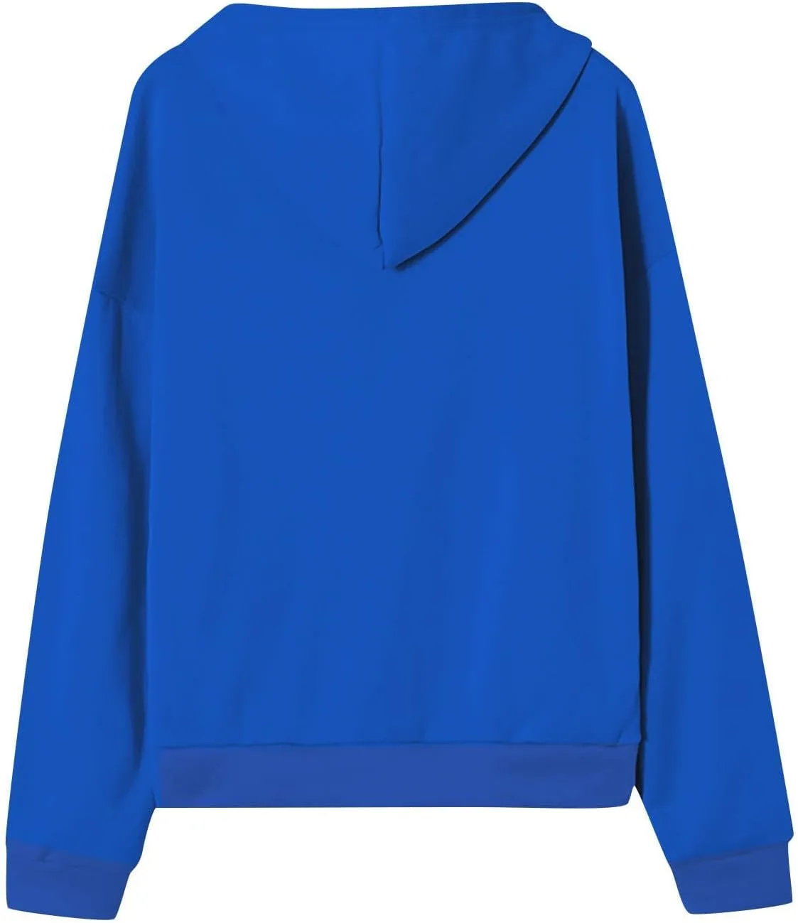 Womens Zip Up Hoodies Casual Long Sleeve Sweatershirts Oversized Drawstring Jackets with Pockets