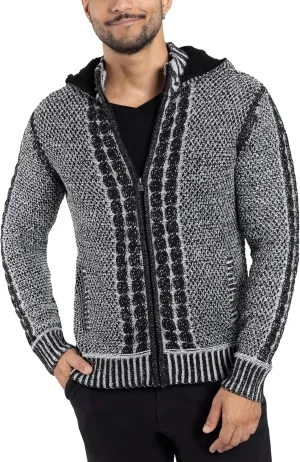 X RAY Mens Zip Up Cardigan Sweater for Men, Full Zip Slim Fit Knit Jacket for Spring (Big and Tall),