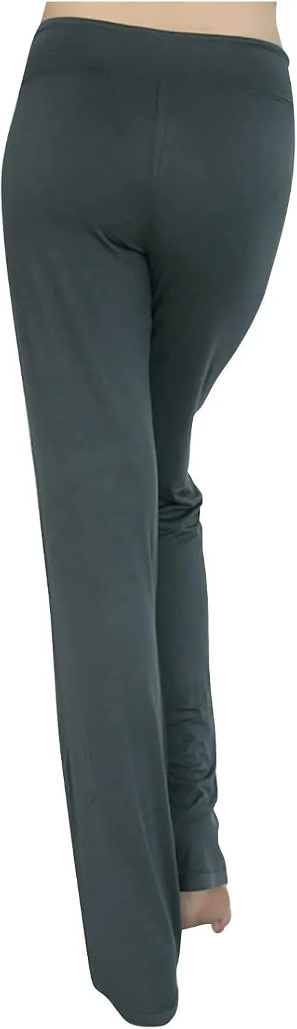 yardsong Womens Workout Pants High Waist Wide Leg Yoga Pants Flare Bootcut Soft Gym Leggings Comfy Lounge Trousers