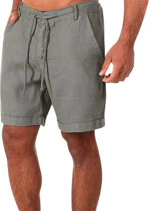 Ymosrh Mens Shorts Casual Summer Shorts with Pocket Drawstring Holiday Beach Shorts, S-3XL