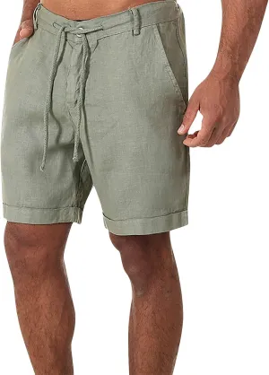 Ymosrh Mens Shorts Casual Summer Shorts with Pocket Drawstring Holiday Beach Shorts, S-3XL