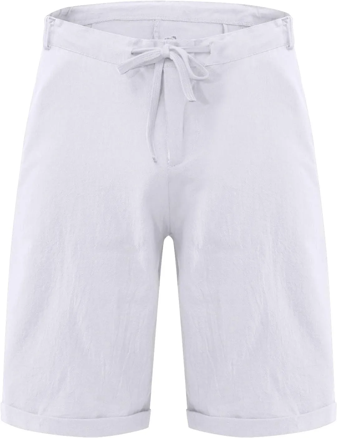 Ymosrh Mens Shorts Casual Summer Shorts with Pocket Drawstring Holiday Beach Shorts, S-3XL