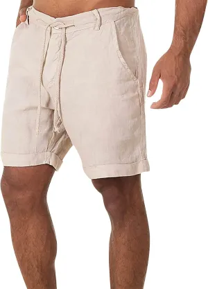 Ymosrh Mens Shorts Casual Summer Shorts with Pocket Drawstring Holiday Beach Shorts, S-3XL