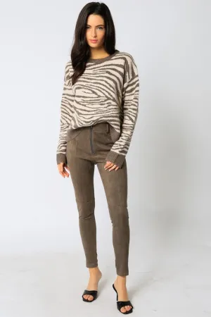 ZEBRA KNIT SWEATER